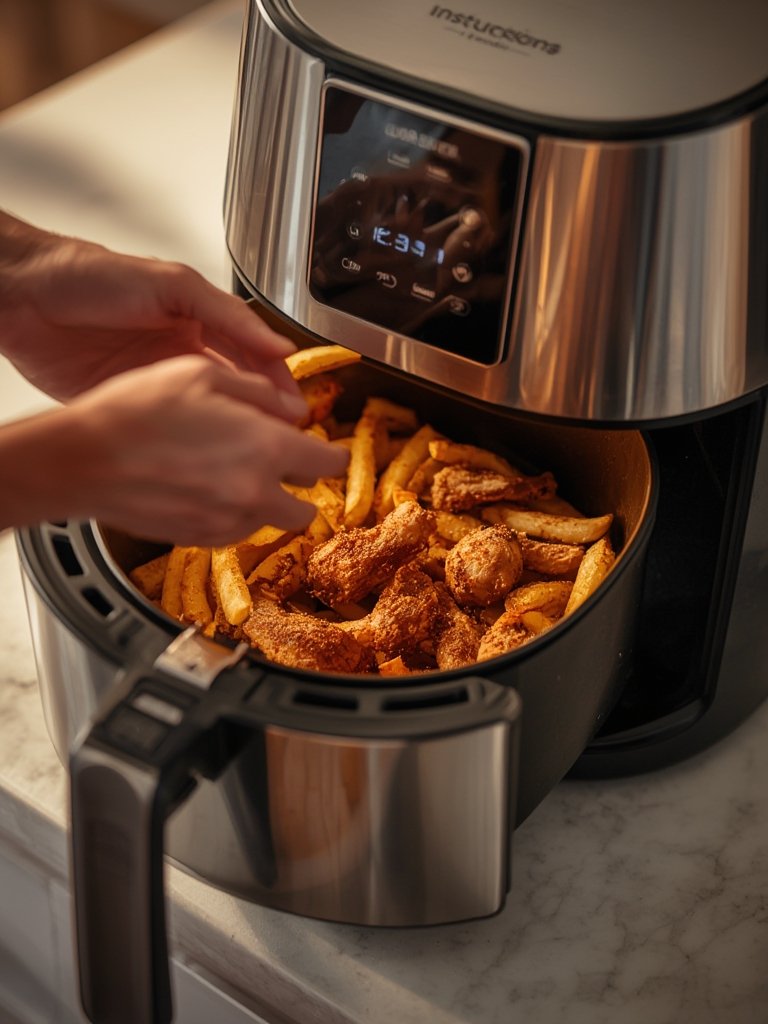 portable air fryer - Illustration 2