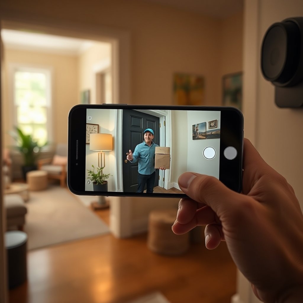 ring doorbell in action